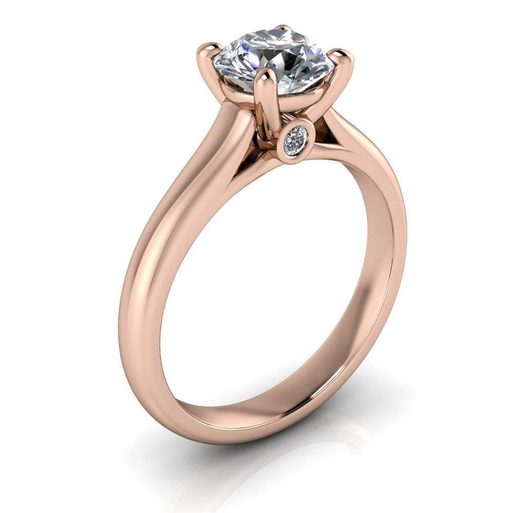 Forever One Solitaire Engagement Ring - Gigi - Moissanite Rings