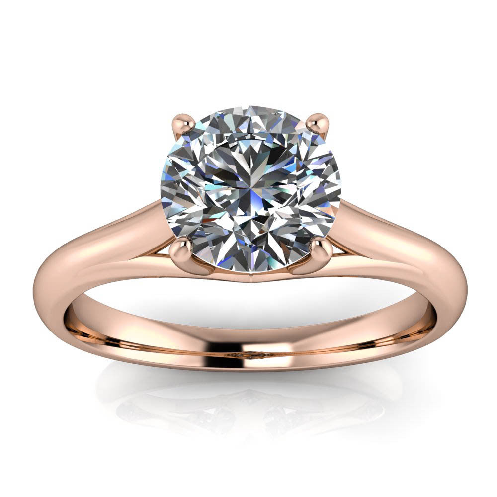 Solitaire Moissanite Engagement Ring Forever One - Giselle - Moissanite Rings