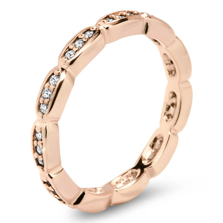 Diamond Eternity Wedding - Sly - Moissanite Rings
