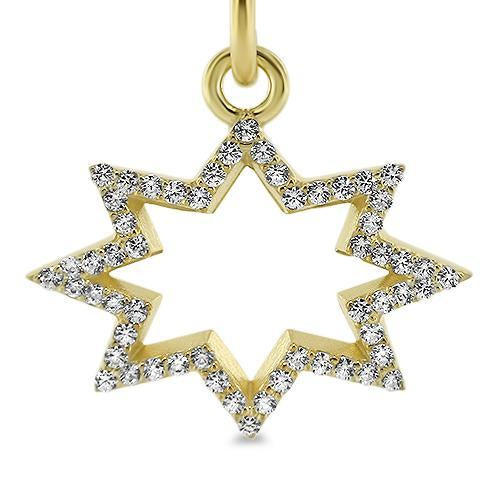 Shooting Star Diamond Pendant