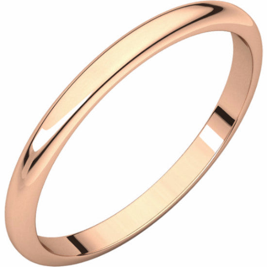 Choose Your Width Plain Gold Wedding Band Ladies - Moissanite Rings